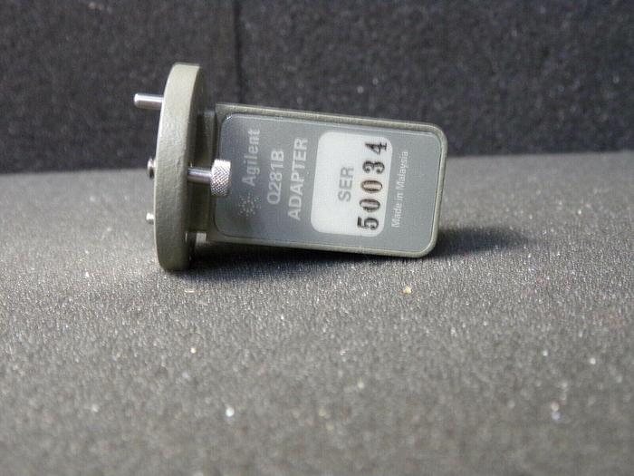 Used AGILENT Q281B COAXIAL WAVEGUIDE ADAPT. 2.4MM(F) 33-50 GHZ