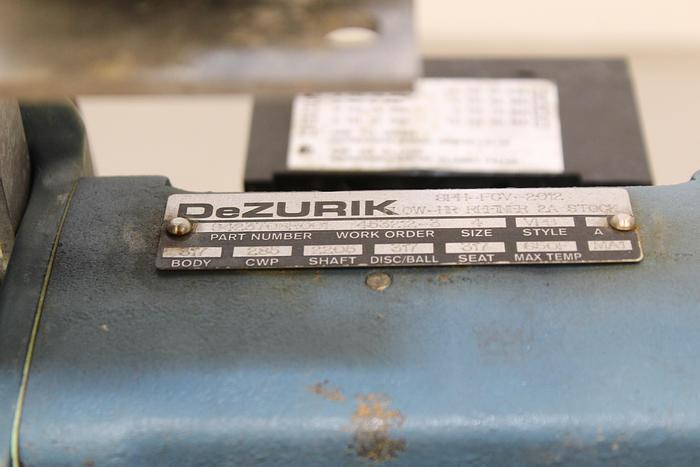 Used DeZurik 4" Veeball Valve #43979