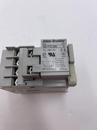 Used Allen-Bradley 100-C12*10 Ser A, 100-FSC280 Ser A