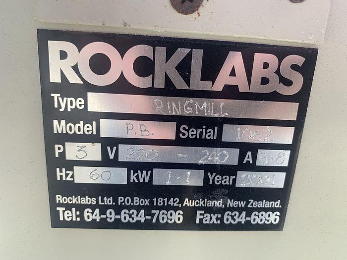 Used Mill, Ring, Rocklabs, Mdl PB, 10" Diameter #S743952