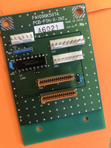 Used Tel P8 Prober Part PCB-PIN-X-INT A6021