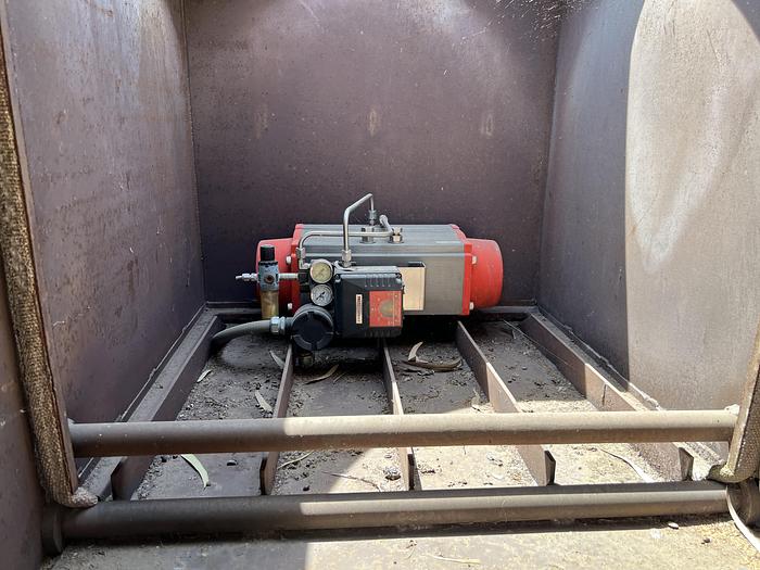 Used Heat Exchanger, Air, 2,528 SF, 550 deg F, Cain Industries #S744457