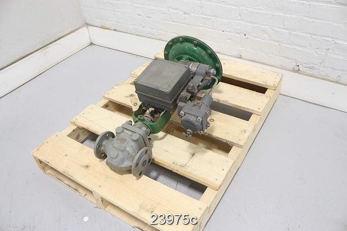 Used Fisher  Steam Valve 1", Ss Body, Ss Stem, Ss Plug, Ss Seat, Type 667 Actuator, Size 30, Fisher 3582I Positioner, Rating Cl150Rf #23975
