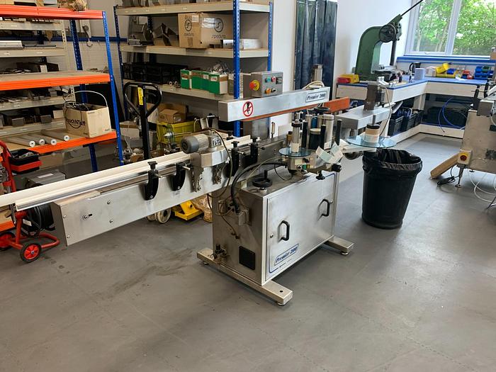 Used PREMIER LABELLERS FRONT/WRAPAROUND LABELLER (FULLY REFURBISHED)
