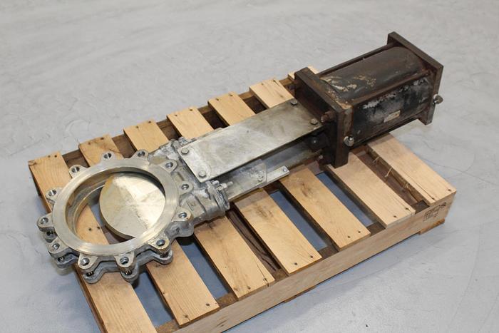 Used Orbinox 10" Air Operated Knife Gate Valve #44000