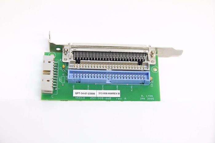 Used Veeco 250-008-668 Rev. A Connection Board PC Board PCB (4220)