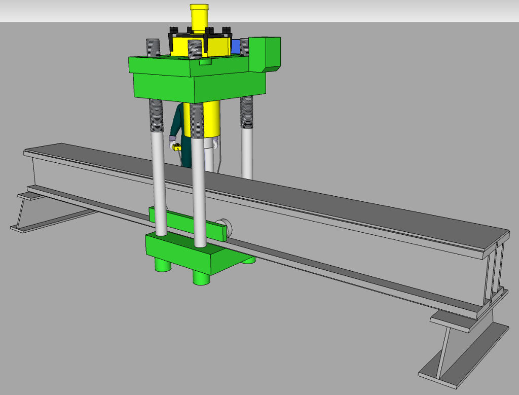 Used 500 Ton Rutil Hydraulic Straightening Press