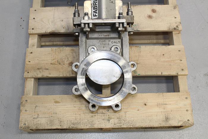 Used Fabri-Valve 6" Hand Operated Knife Gate Valve #43982
