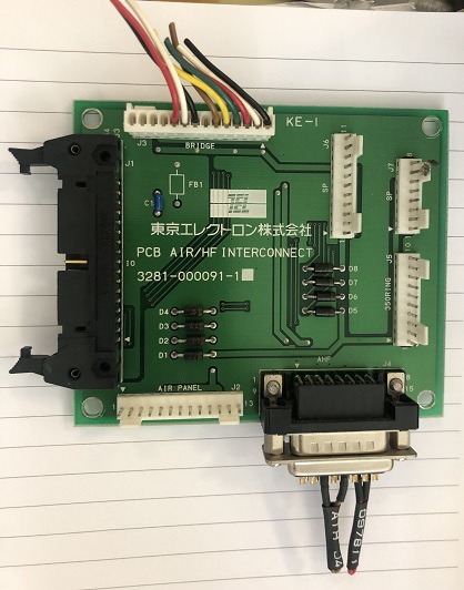 Used TEL P8 PROBER PART PCB AIR/HF INTERCONNECT 3281-000091-1