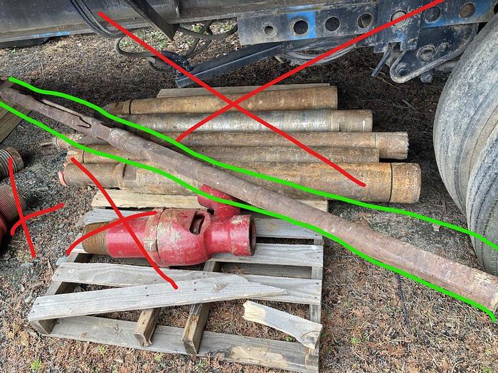 Used Cable Tool Drill String-Jar-Socket-Bit