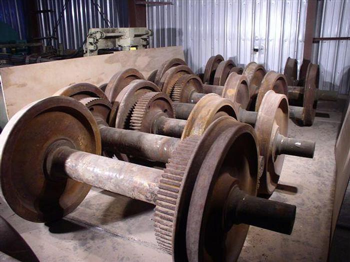 10 sets 38" Alco Locomotive Wheels & Axles