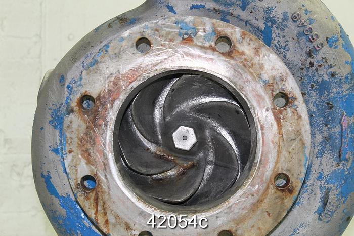 Used Goulds 3196 6x8x13 Pump, Stainless Steel Casing #42054