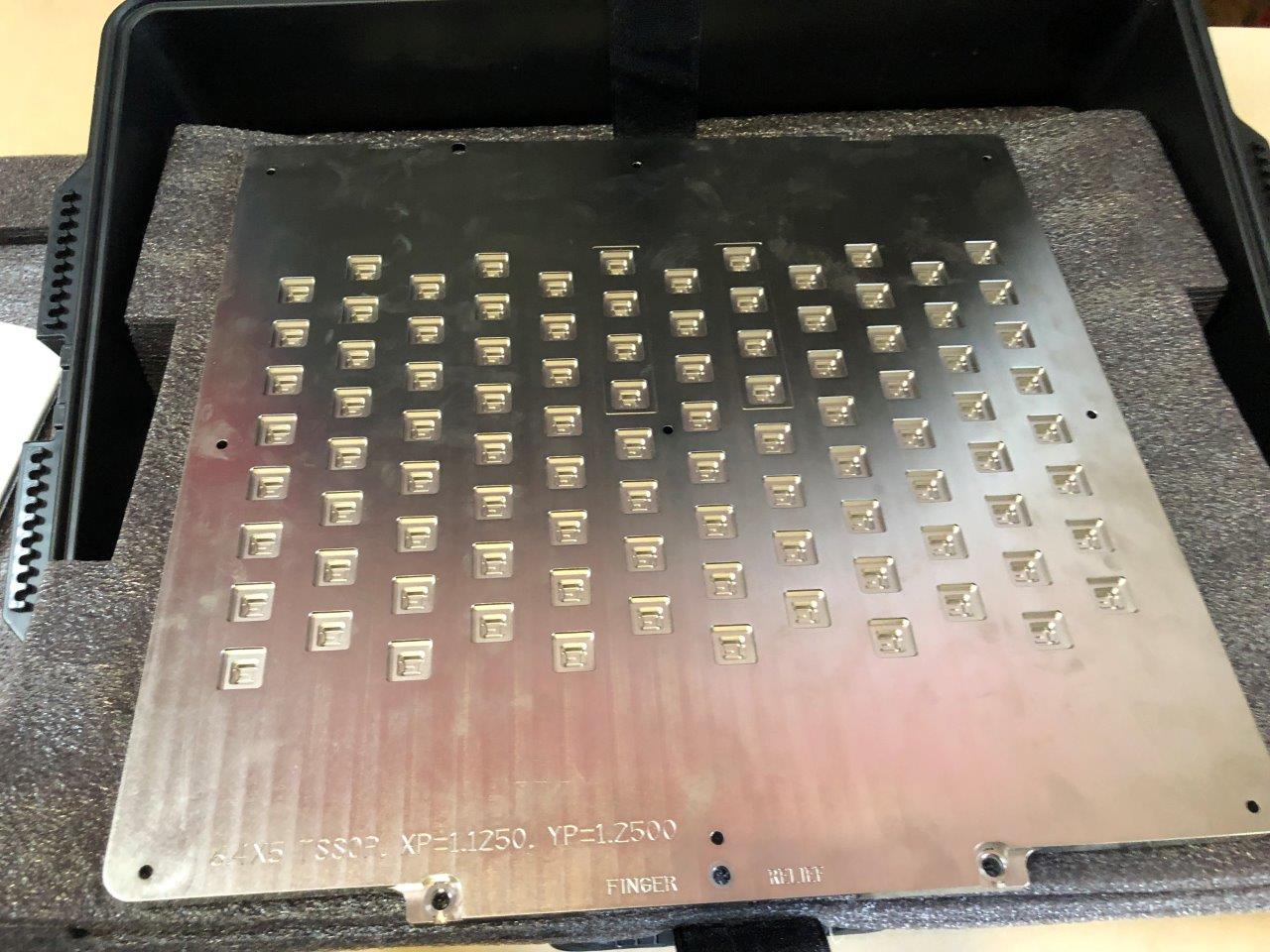 Used Delta Edge DE8000 - Q-FPB-16 TSSOP .173-0001 Test Handler Change kit