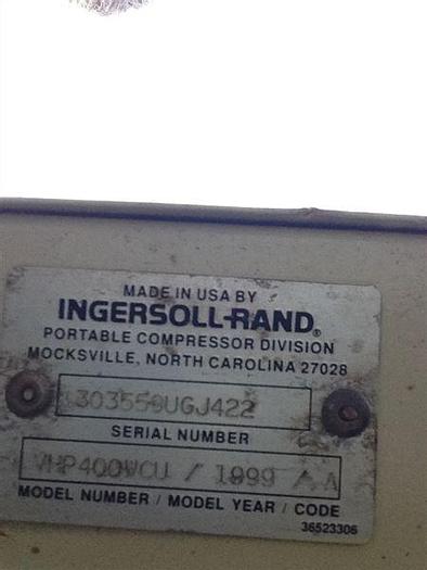 Used 1999 Ingersoll-Rand VHP400WCU 400cfm/200psi Air Compressor