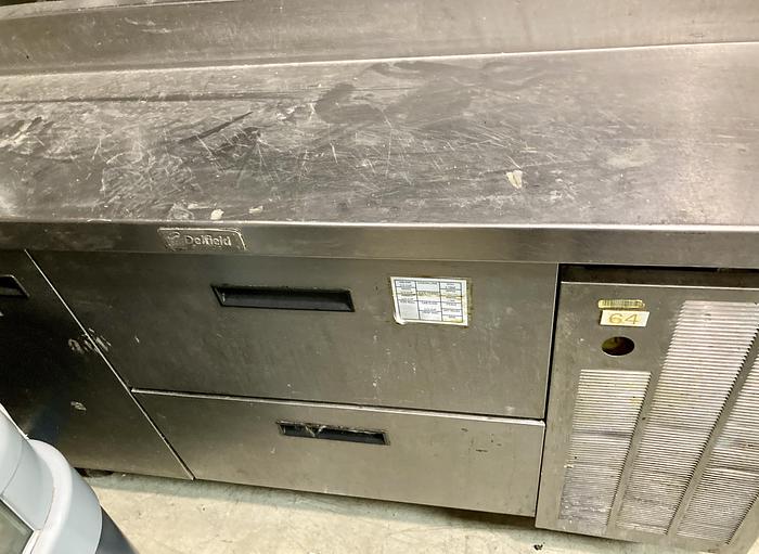 Used Delfield 5 ft. Refrigerated Prep Table