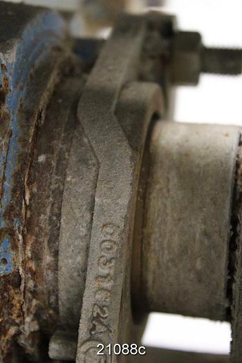 Used Goulds 3180 Pump, 4X6X14, Ductile Iron Casing, Stainless Steel  5-Vane 13.5" (343Mm) Impeller, Stainless Steel Suction Sideplate, 3180S Power End, Packing #21088