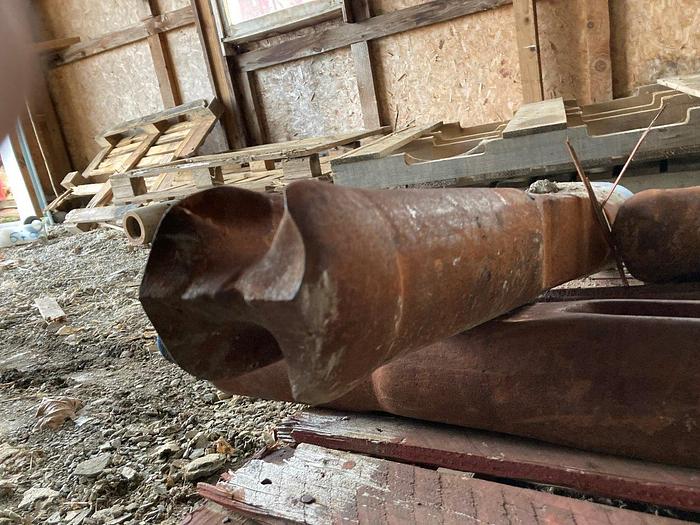 Used 5-1/2” diameter x approximately 24” length Cable Tool Drilling Chisel Bit