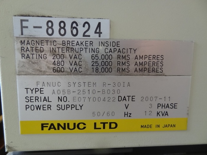 Used FANUC R2000iB/165F 6 AXIS CNC ROBOT