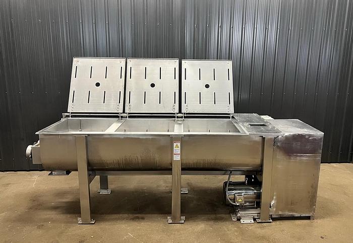Used USED DEMACO STAINLESS STEEL DOUBLE PADDLE BLENDER, 30 CUBIC FEET