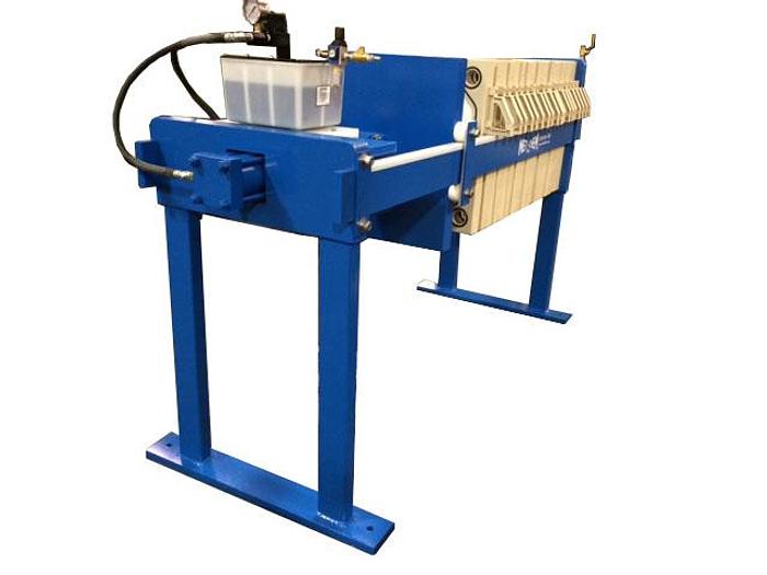 Used 15 CU. FT. 800 MM FILTER PRESS WITH AUTOMATIC CLOSURE (NEW) (#1285)