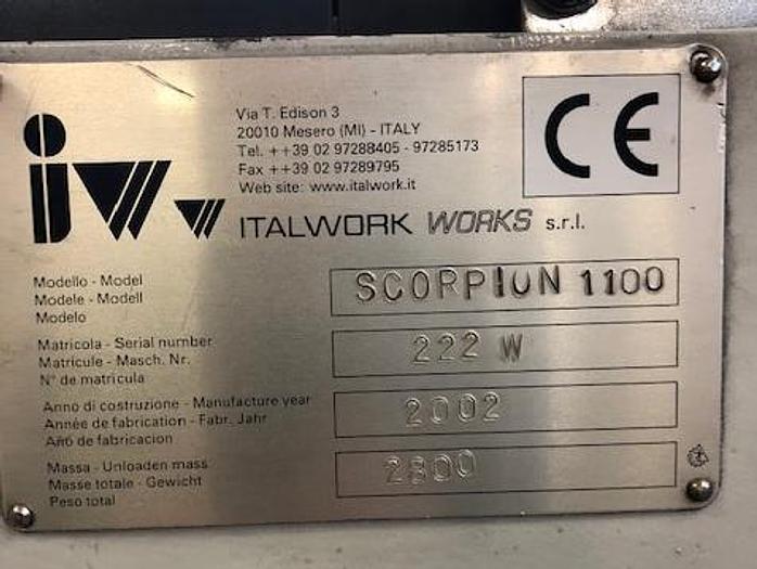 Used 2002 ITALWORK Scorpion 1100 (for plastic bags for presents)