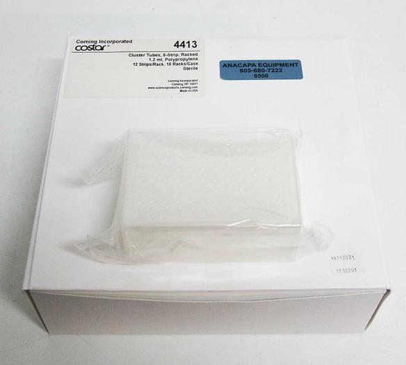 Corning Costar 4413 96 well Polypropylene Cluster Tube 8-Tube Strip Sterile 6500