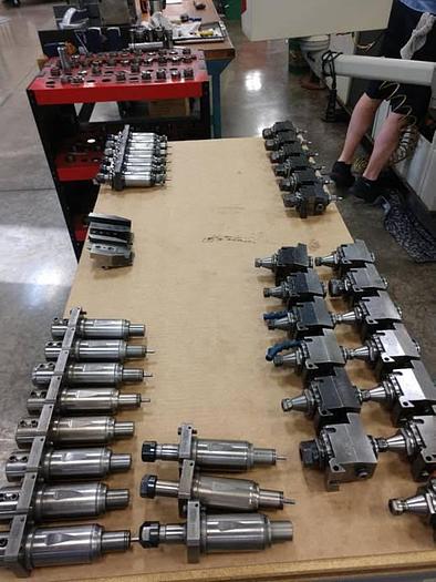 Used 2001 TRAUB TNL-26 CNC SWISS TURN LATHE / TURN CENTER w/ LIVE TOOLING