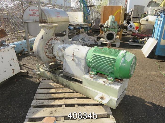 Used Goulds 3196 8x10x15 Pump, SS Casing and Impeller #40834