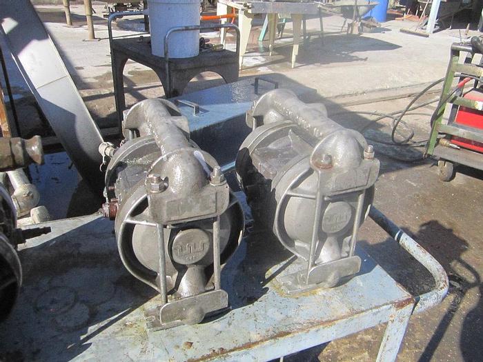 Used Pump, Diaphragm, 1", 316 S/st, Wilden, Mdl M-2, 37 GPM #S739638