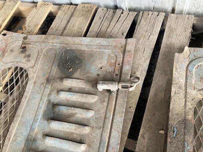 Used Antique Vintage Gas Engine / Motor Cover Shields