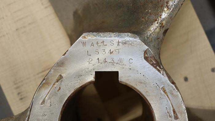 Used 3-Vane CF8 Agitator Propeller #44353