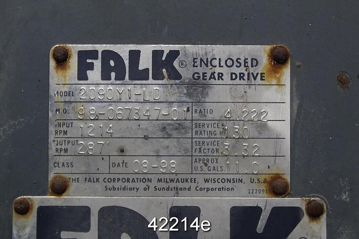 Used Falk 2090Y1-LD Gear Drive, 4.222/1 Ratio #42214