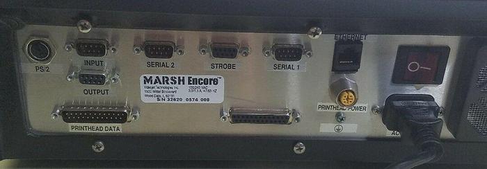 VIDEOJET MARSH ENCORE 32620 0574 008 INKJET PRINTER CASE CODER CONTROLLER
