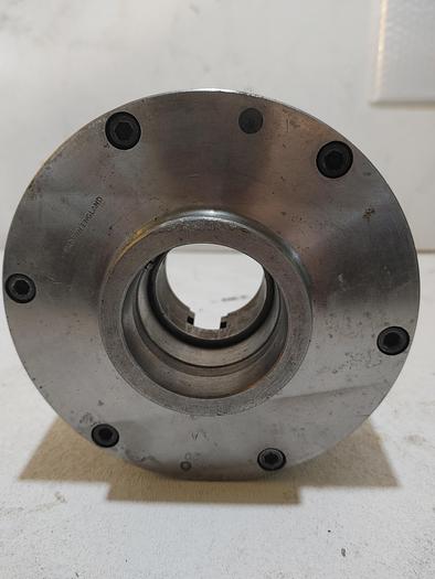 Used HARDINGE 6 INCH 3 JAW SCROLL CHUCK(108)