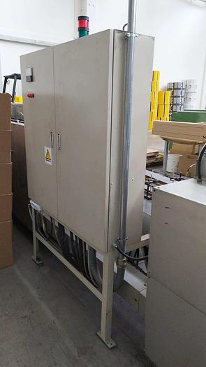 Used NEWLONG 335T+504TH - Sheet fed paper bag  machine  with top fold and twisted loop handles