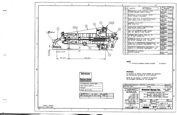 Used Kvaerner Hymac 100-MLL Primary Twin Wire Press, Cut Flight Model Cf-2408.80 Screw Conveyor, With 125 Hp, 175 Amps, 460 Volt, 60 Hz General Electric Drive (Mcc No.: 440-#05K).  With Control Panel. #20483