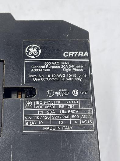 Used GE CR7RA