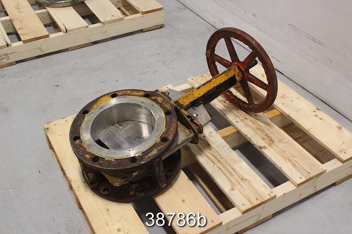 Used T. Mcavity And Sons 8" Hand Operated Knife Gate Valve, 7" Face to Face #38786
