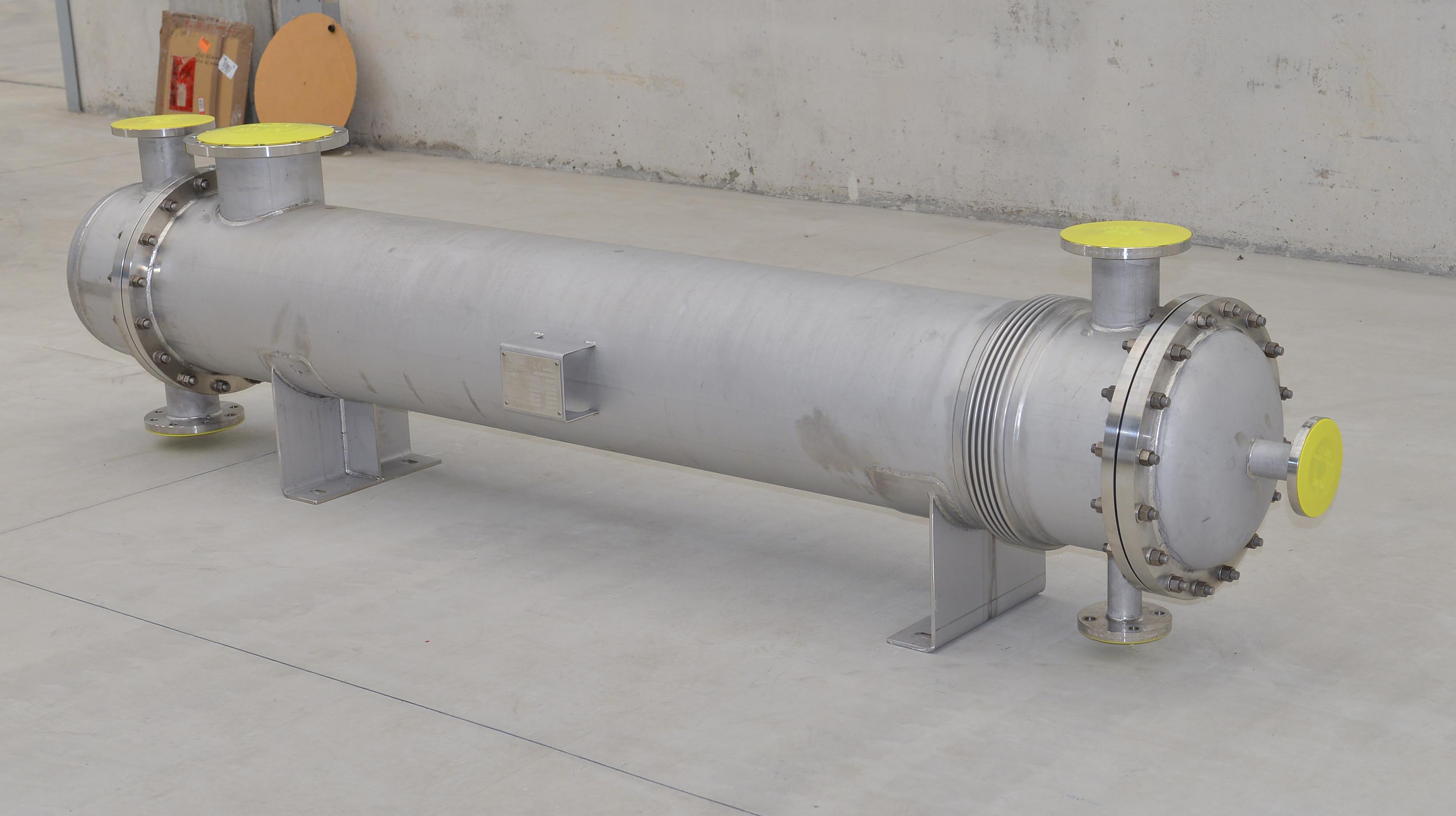 30 m2 SS316L horizontal heat exchanger / condenser