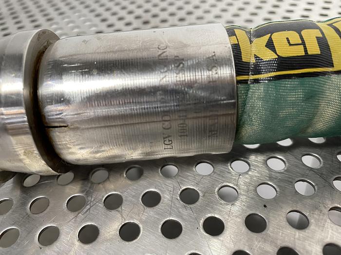 Used Parker 108" x 1 1/2" Wildcatter SWC693 UHMWPE Chemical Suction Hose 250 PSI