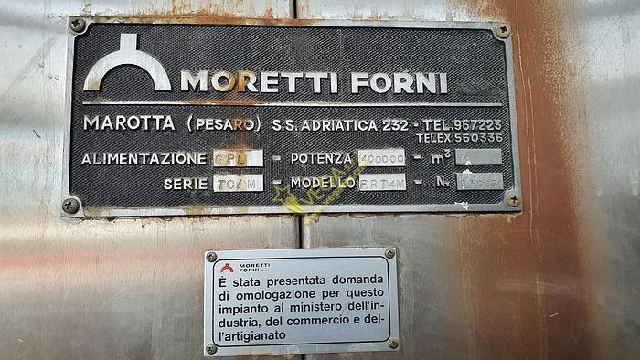 Used Muffled Gas turbo Kiln Moretti mod. FTR4M