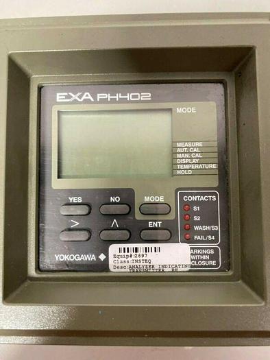 Used Yokogawa EXA PH402 PH Converter & Conductivity Monitor