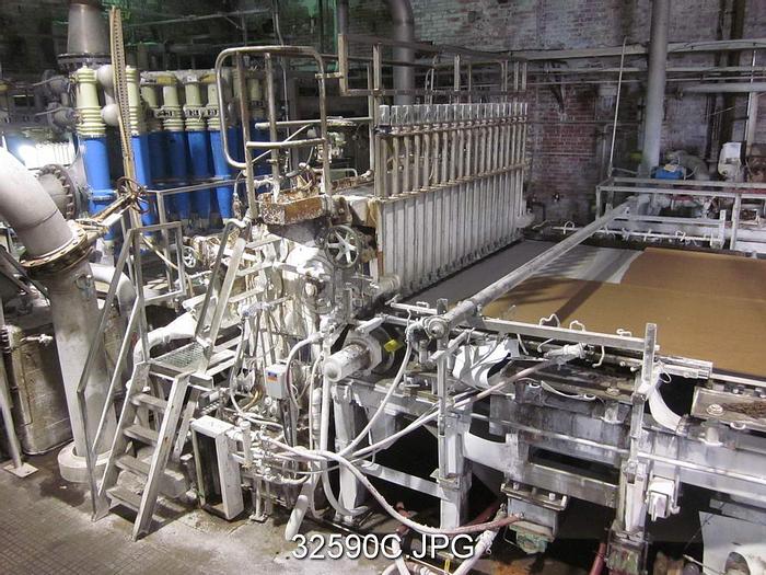 Used Manchester Complete Fourdrinier Paper Machine, 119" Wire Width #32590