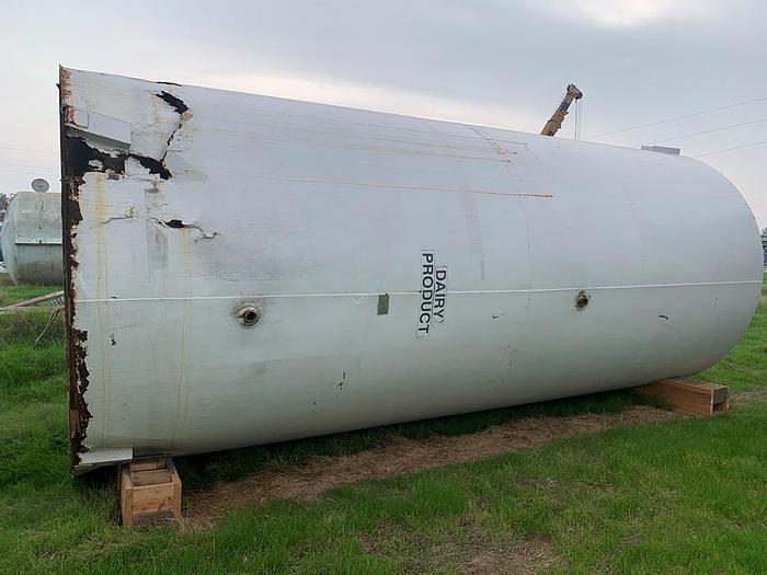 Used Tank, 6,000 Gallon, S/st, Jkt, Agit, Cherry Burrell, #C744331