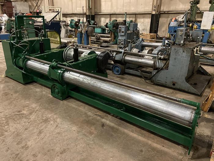 Used 100" (2.54M)  MARTIN SHAFTLESS FLOOR PICK UP UNWIND STAND 72" DIAMETER