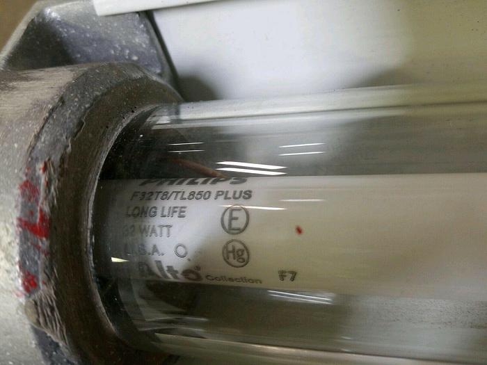 Used American Electric XFM244ES12G EXPLOSION PROOF FLUORESCENT paint, wet, salt water