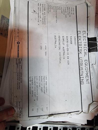 Used FRIGOSCANDIA GYROCOMPACT GCM76-10-29-10 EW CCR SPIRAL FREEZER