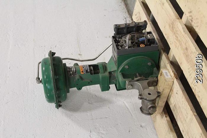 Used Fisher 1" V100 Control Valve, Stainless Steel Body #23950