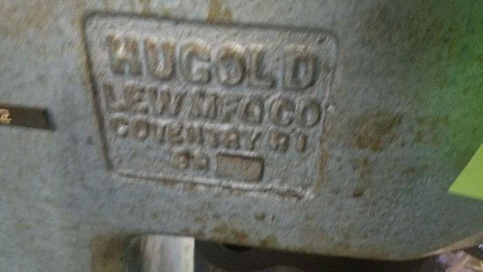 Used Hugold Pneumatic Air Press Assembly Inserting Stamping