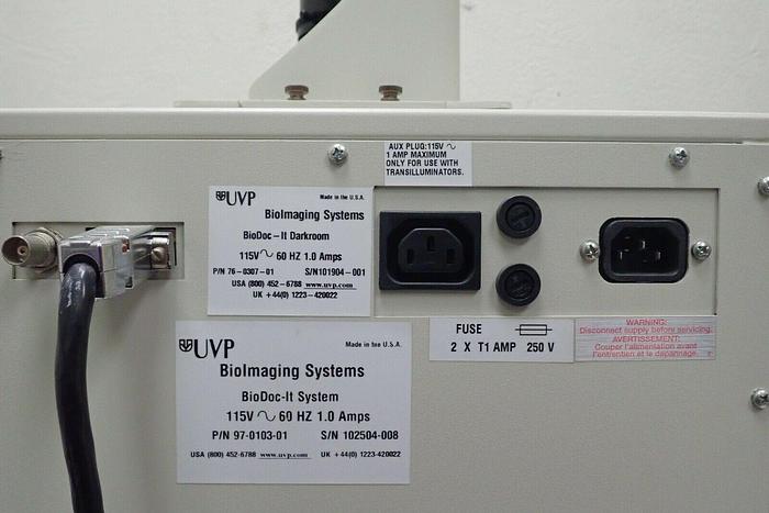 Used UVP BioDoc-It BioImaging Systems w/ M-20 Transilluminator, Computar H6Z0812, etc